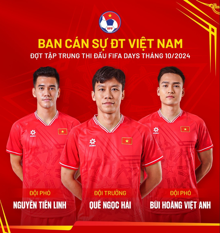 Quế Ngọc Hải là đội trưởng của đội tuyển Việt Nam trong đợt FIFA Days tháng 10